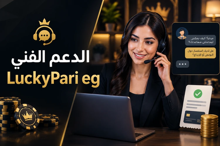 الدعم الفني LuckyPari eg